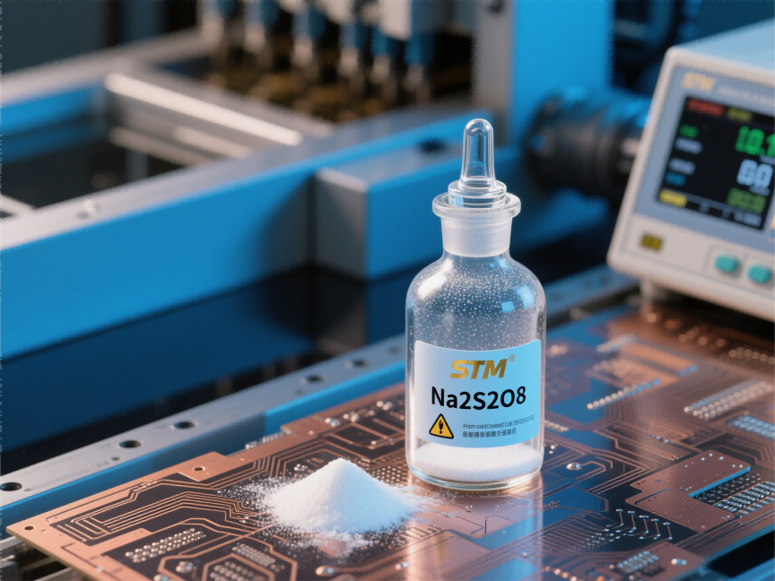 圣天迈电子级高纯过硫酸钠 (Na₂S₂O₈) - PCB微蚀刻与金属处理应用